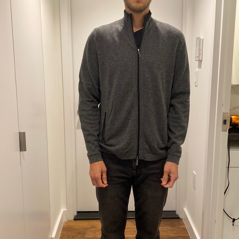 Neiman Marcus cashmere full zip